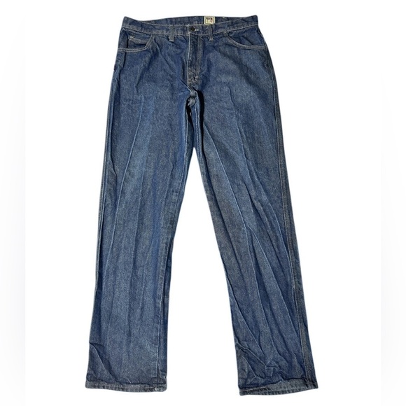 Reed‎ FR CAT 2 Men's Denim Jeans Blue Relaxed Fit Flame Resistant Work 36 x 37 - Picture 1 of 6